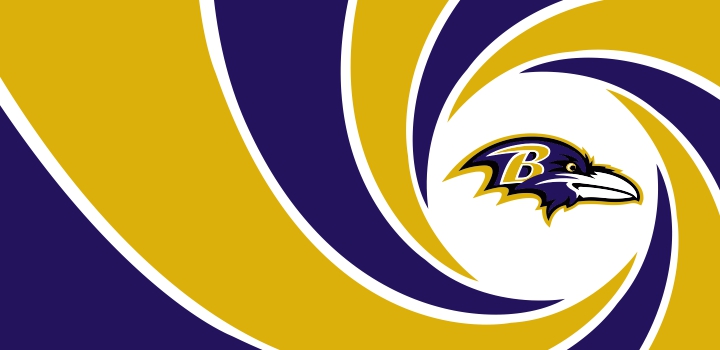 007 Baltimore Ravens logo iron on paper